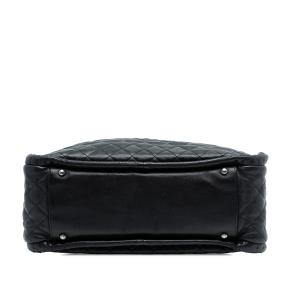 Chanel Black CC Quilted Calfskin Istanbul Tote 4