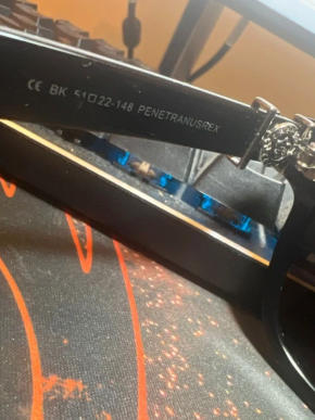 Chrome Hearts Black  Penetranus Rex Sunglasses 3