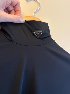 Prada Black Jersey Turtleneck Jumper 10