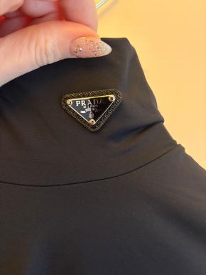 Prada Black Jersey Turtleneck Jumper 7