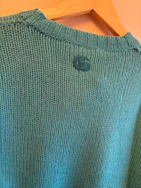 Gucci Green Feather Cuff Sweater 10