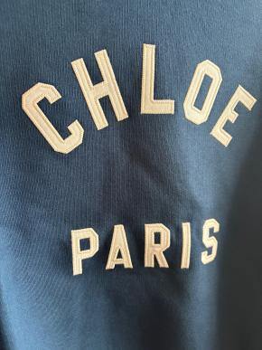 Chloe Blue Cotton Sweatshirt 7