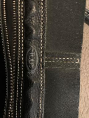 Tod's Black Leather Lady D Bag 11