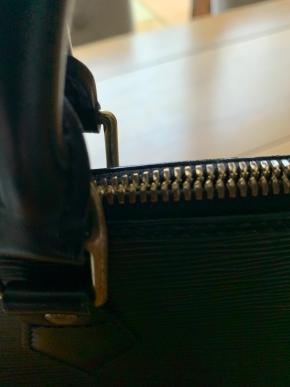 Louis Vuitton Black Epi Leather Alma Bag 14