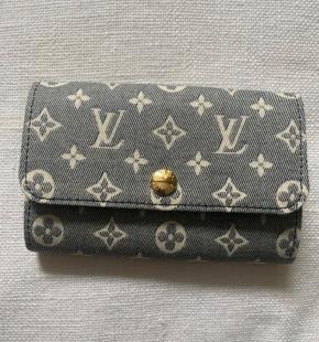 Louis Vuitton Grey Fabric Key Case 2