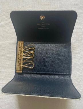 Louis Vuitton Grey Fabric Key Case 5