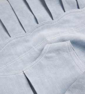 Claudie Pierlot  Denim Pleated Mini Dress 4