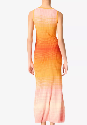 Maje Tie-Dye Ribbed Knitted Maxi Dress 3