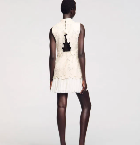 Sandro Guipure Lace Mini Dress 3