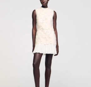 Sandro Guipure Lace Mini Dress 2