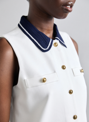 Sandro Collared Mini Dress 3