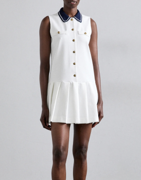 Sandro Collared Mini Dress 2