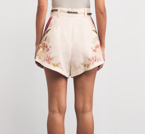 Zimmermann Linen Palm Ascension Shorts 3