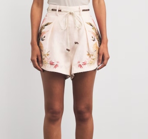 Zimmermann Linen Palm Ascension Shorts 6