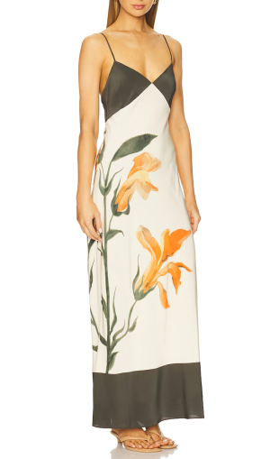 Sir The Label Silk Floral Constance Maxi Dress 4