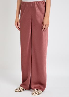 Vince Wide-leg Satin Trousers 2