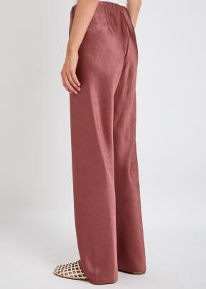 Vince Wide-leg Satin Trousers 5
