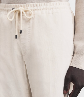 Pal Zileri Corduroy Drawstring Trousers 5