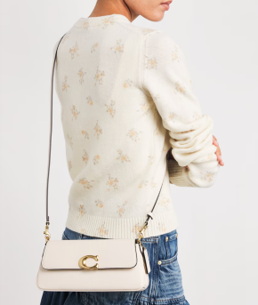 Coach Calf Leather Jet Shoulder Bag 4