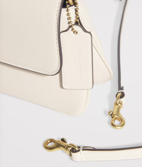 Coach Calf Leather Jet Shoulder Bag 5