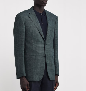 Canali Grey Wool Blazer 2