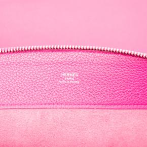 Hermes Rose Poupre Large Togo Bazar Pouch 6