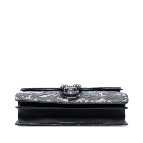 Gucci Black Medium GG Supreme Arabesque Dionysus Shoulder Bag 3