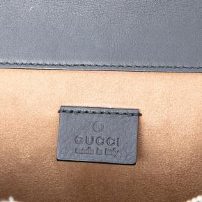 Gucci Black Medium GG Supreme Arabesque Dionysus Shoulder Bag 5