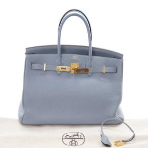 Hermes Beu Lin Togo Birkin Retourne 35 10