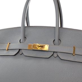 Hermes Beu Lin Togo Birkin Retourne 35 8