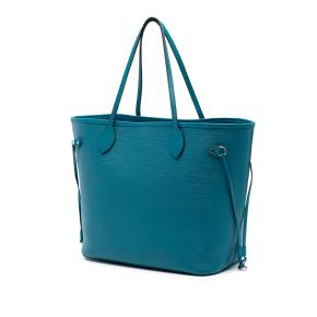 Louis Vuitton Blue Epi Neverfull MM 2