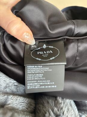 Prada Navy Blue Pocketed Mini Skirt 6