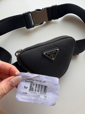 Prada Black Nylon Belt Bag 4