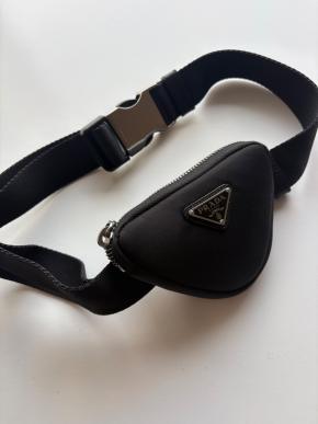 Prada Black Nylon Belt Bag 2