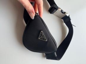 Prada Black Nylon Belt Bag 9