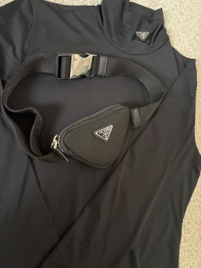 Prada Black Nylon Belt Bag 11