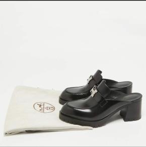Hermes Black Constance Mules 9