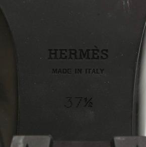 Hermes Black Constance Mules 7