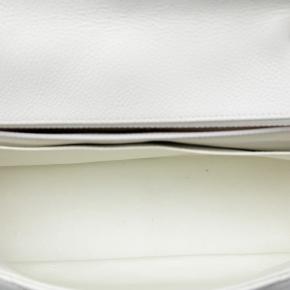 Chanel White Jumbo Classic Caviar Single Flap 4