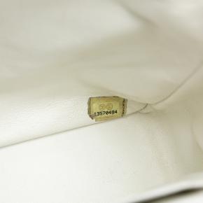 Chanel White Jumbo Classic Caviar Single Flap 6