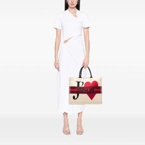 DiorAmour Large Embroidered Canvas Je T aime Book Tote 7
