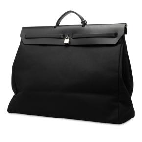 Hermes Black  Militaire Vache Hunter Herbag Zip Retourne Cabine 50 4