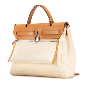 Hermes Natural Toile Herbag Zip 31 2