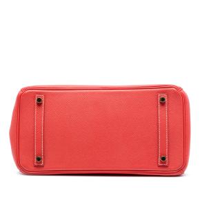 Hermes Rose Jaipur Epsom Candy Verso Birkin Retourne 35 3