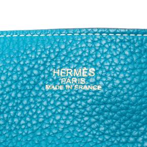 Hermes Blue Izmir Clemence Double Sens 36 5