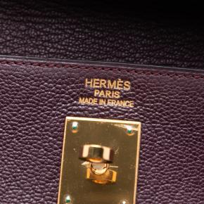 Hermes Raisin Chevre Mysore Kelly II Retourne 35 5