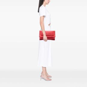 Hermes Rouge Tomate Evercolor Pliplat Clutch 7