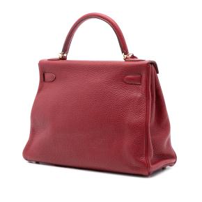 Hermes Rouge Grenat Togo Kelly II Retourne 32 2
