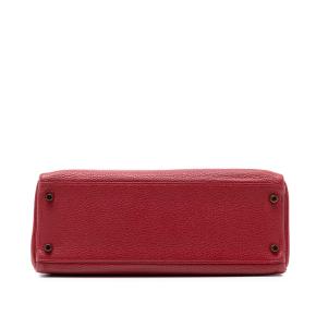 Hermes Rouge Grenat Togo Kelly II Retourne 32 3