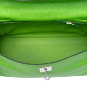 Hermes Vert Cru Clemence Kelly II Retourne 32 4